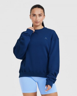 Oner Active All Day ελαφρια Oversized Φούτερ μπλε | KWZ025913