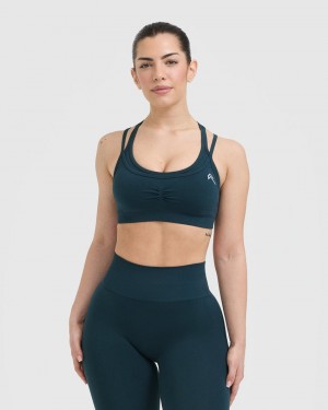 Oner Active Effortless Seamless Layered Sports Bras μπλε | FHM639270