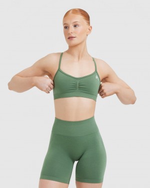 Oner Active Effortless strappy Bralette Sports Bras πρασινο | CDH457908