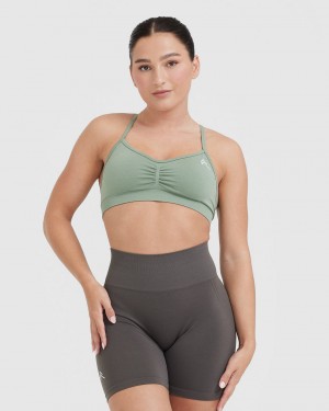 Oner Active Effortless strappy Bralette Sports Bras Ελιά | VEI285694