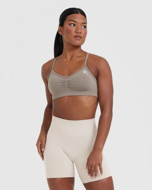 Oner Active Effortless strappy Bralette Sports Bras γκρι | XRV093726