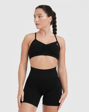 Oner Active Effortless strappy Bralette Sports Bras μαυρα | ZJS329174