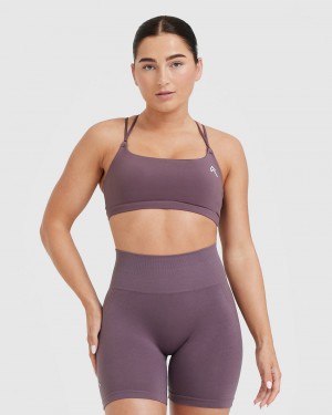 Oner Active Everyday Cross Over Bralette Sports Bras μωβ | JLB290467