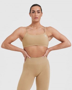 Oner Active Everyday Cross Over Bralette Sports Bras καφε | PZK897634