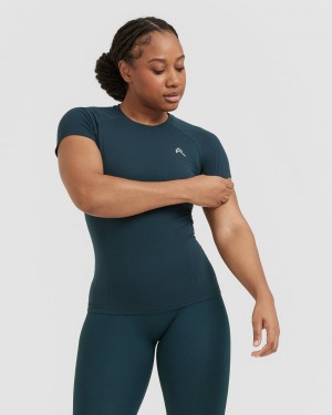 Oner Active Go To Seamless Fitted μπλουζακια μπλε | KUP430691