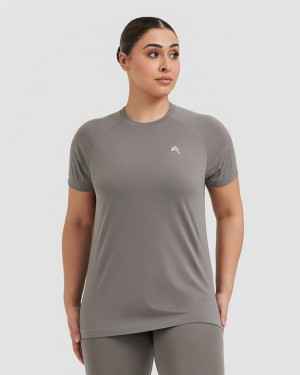 Oner Active Go To Seamless Loose μπλουζακια γκρι | IHN832056