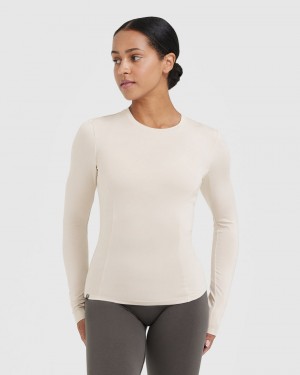 Oner Active Mellow Soft Long Sleeve μπλουζακια καφε | UQW208519