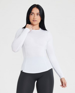 Oner Active Mellow Soft Long Sleeve μπλουζακια ασπρα | WIG460918