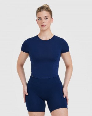 Oner Active Mellow Soft Mid κοντο Sleeve μπλουζακια μπλε | UBO312478