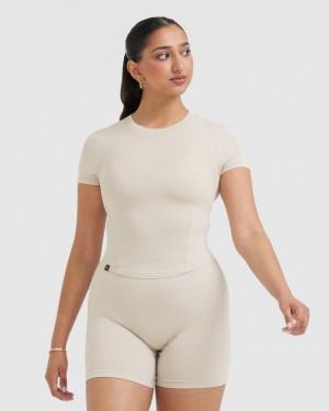 Oner Active Mellow Soft Mid κοντο Sleeve μπλουζακια καφε | ZUQ293486