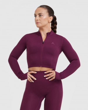 Oner Active Timeless Crop Φούτερ μωβ | CDR794562