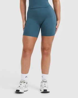 Oner Active Timeless High Waisted Σορτσ μπλε | ZEU257183