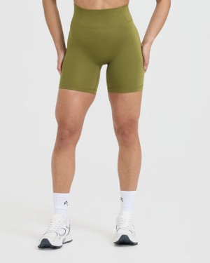 Oner Active Timeless High Waisted Σορτσ Ελιά πρασινο | IKN908614