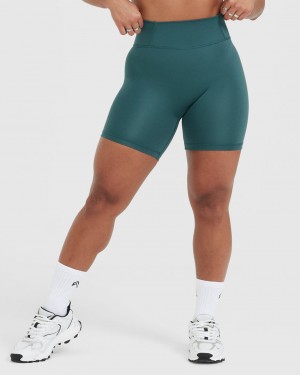 Oner Active Timeless High Waisted Σορτσ μπλε τυρκουάζ | QYG752613