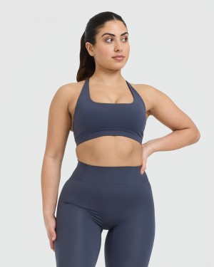 Oner Active Timeless Square Neck Sports Bras μπλε | HAG160832