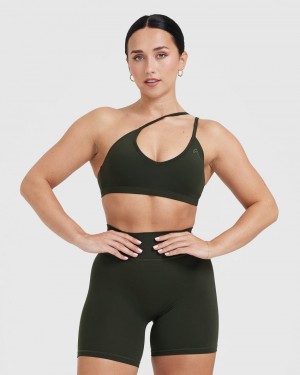 Oner Active Timeless strappy Bralette Sports Bras Χακί | YPN548306