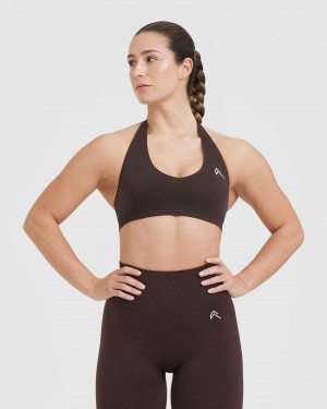 Oner Active κλασικα Seamless 2.0 Halter Neck Bralette Sports Bras σκούρο γκρι | ZJA671932