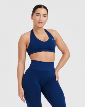 Oner Active κλασικα Seamless 2.0 Halter Neck Bralette Sports Bras μπλε | YXP435128