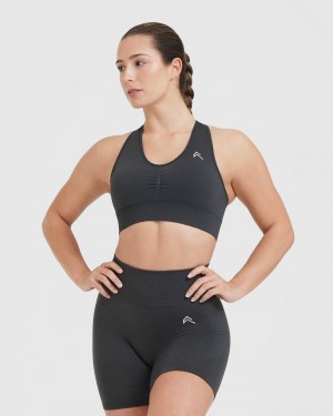 Oner Active κλασικα Seamless 2.0 V-Neck Bralette Sports Bras μαυρα | FSG014827