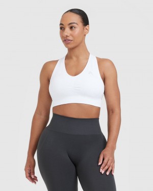 Oner Active κλασικα Seamless 2.0 V-Neck Bralette Sports Bras ασπρα | ICV621507