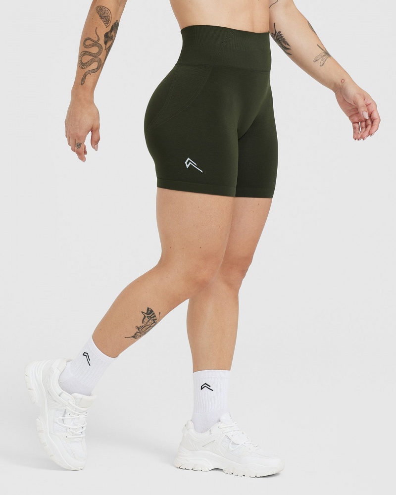 Oner Active Effortless Seamless Σορτσ Χακί | WMG348192