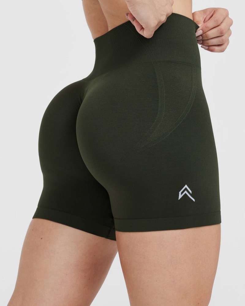 Oner Active Effortless Seamless Σορτσ Χακί | WMG348192