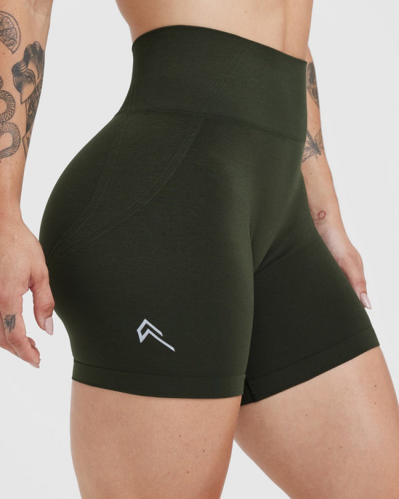 Oner Active Effortless Seamless Σορτσ Χακί | WMG348192