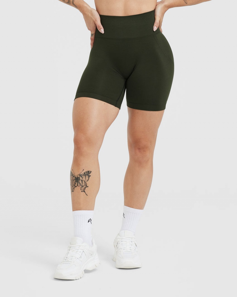 Oner Active Effortless Seamless Σορτσ Χακί | WMG348192