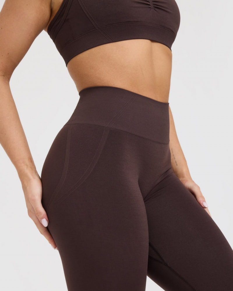 Oner Active Effortless Seamless Κολαν μωβ καφε | ULP510834