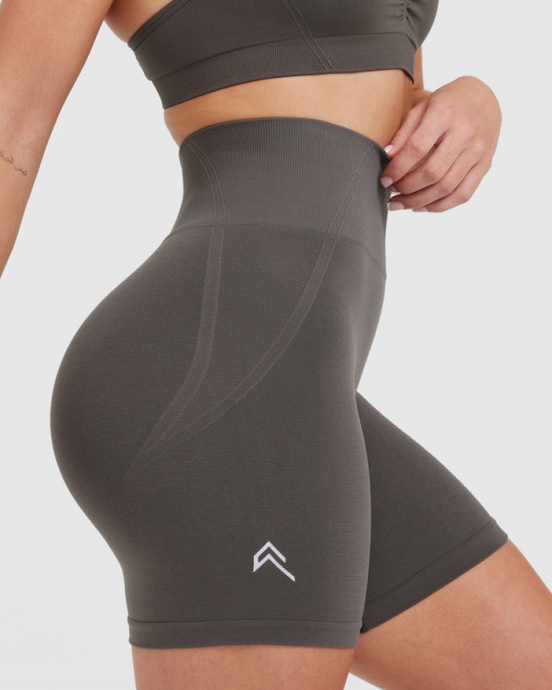 Oner Active Effortless Seamless Σορτσ βαθυ γκρι καφε | ZGI907526