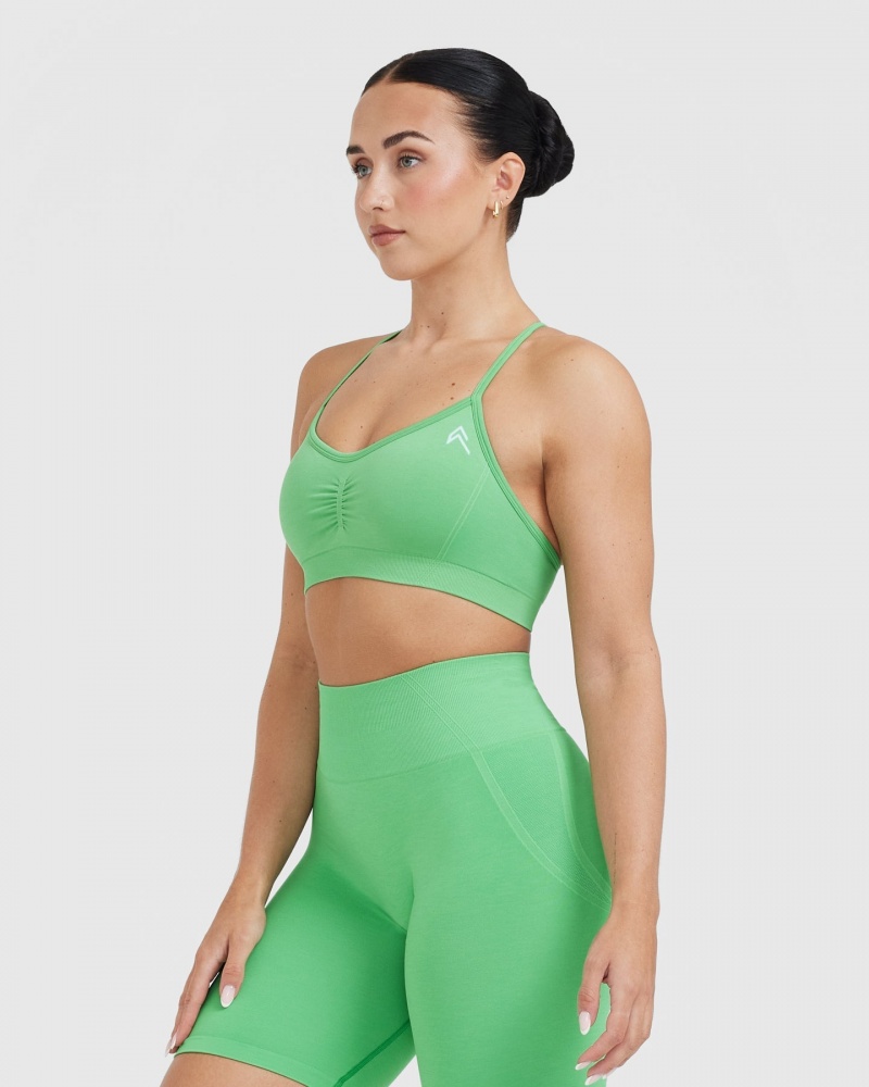 Oner Active Effortless strappy Bralette Sports Bras πρασινο | GLP752341