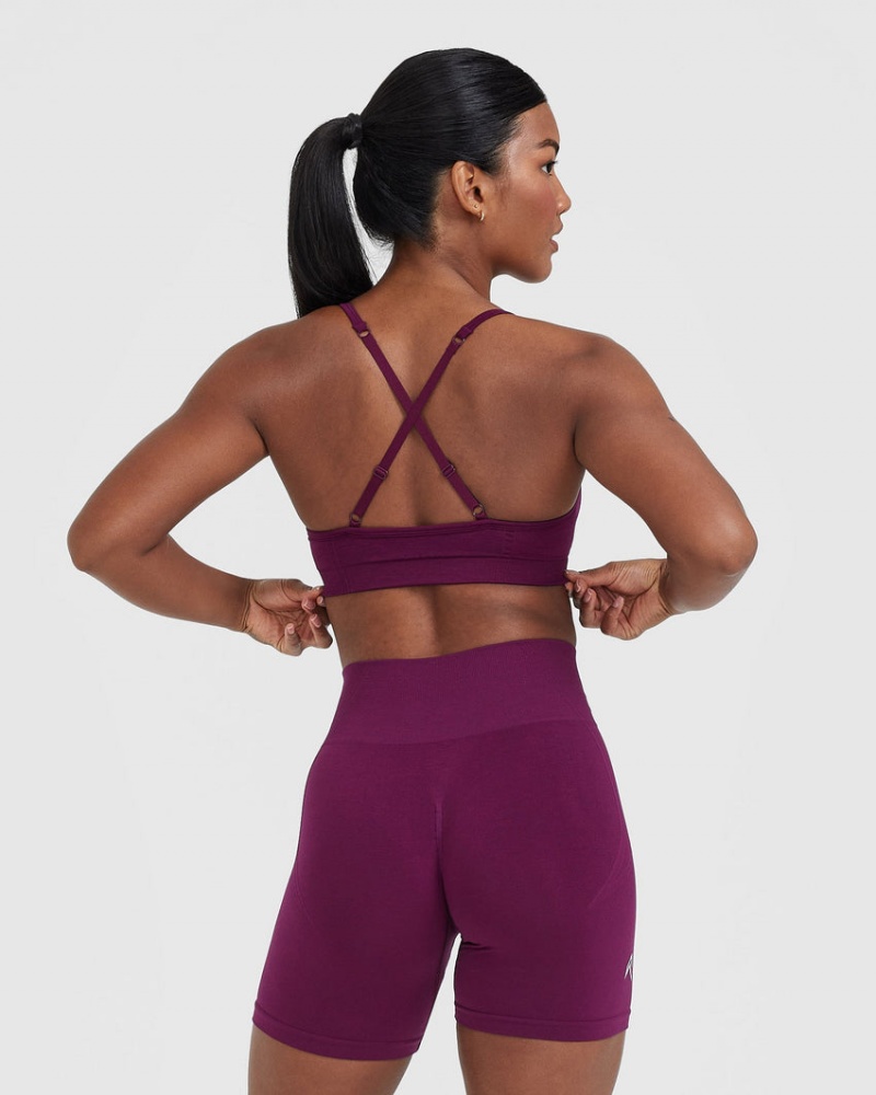 Oner Active Effortless strappy Bralette Sports Bras μωβ | MIX794102