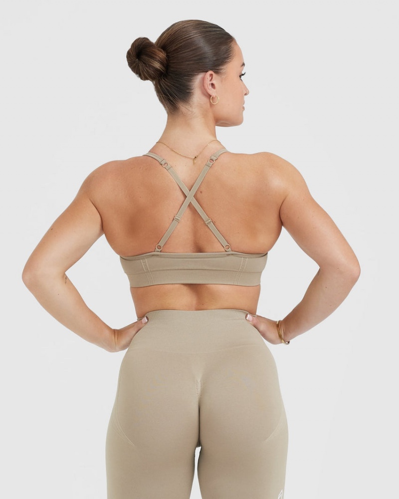 Oner Active Effortless strappy Bralette Sports Bras γκρι | YJL728950