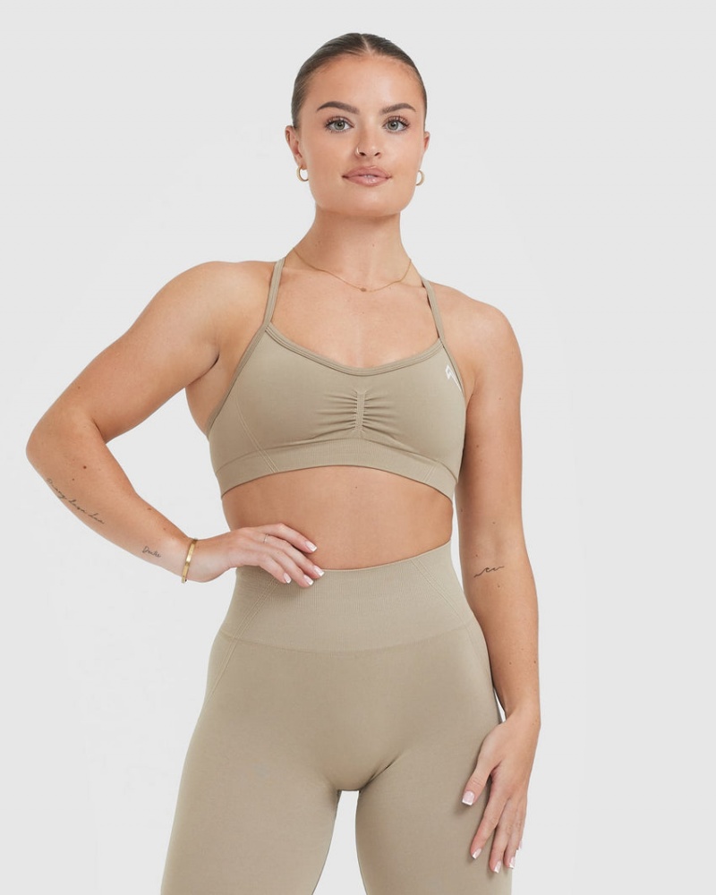 Oner Active Effortless strappy Bralette Sports Bras γκρι | YJL728950