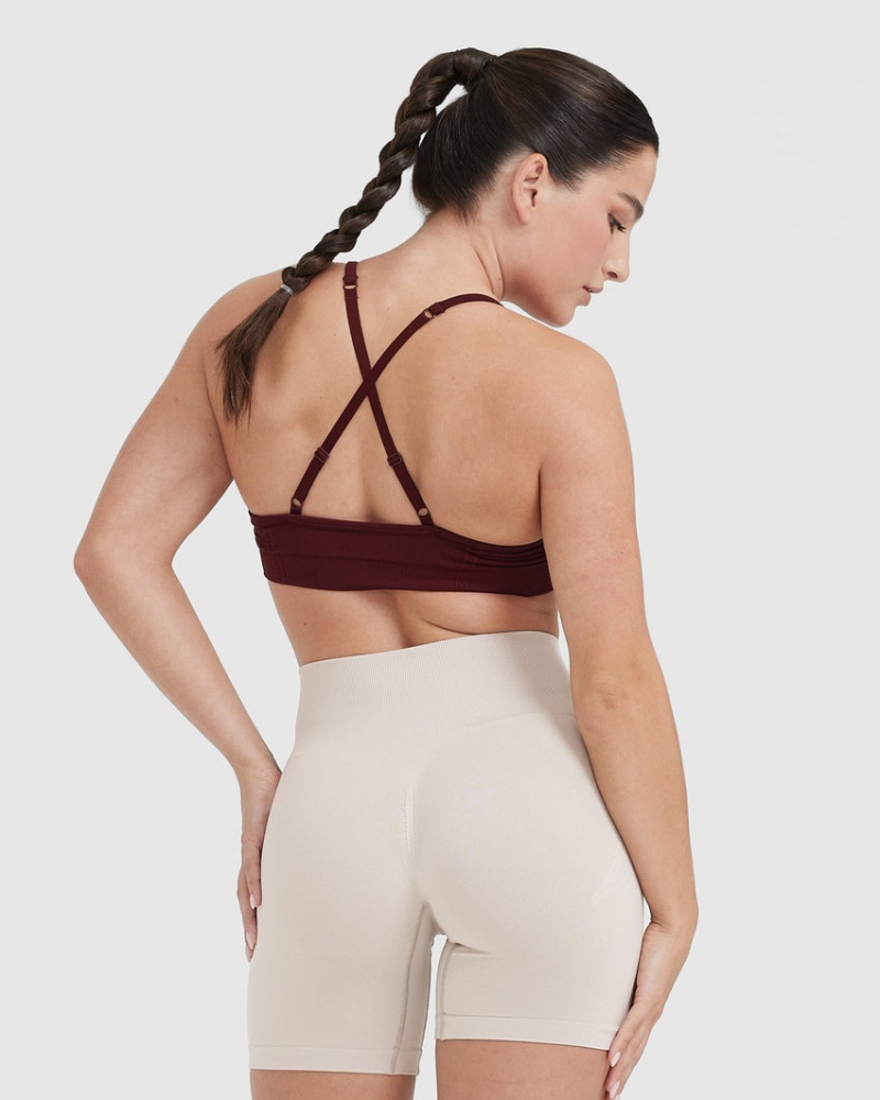 Oner Active Effortless strappy Bralette Sports Bras σκούρο γκρι | UIW129063