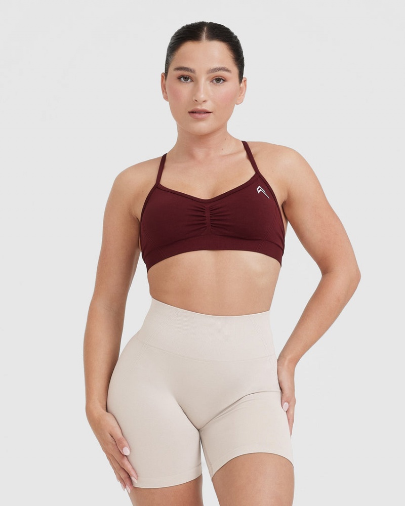 Oner Active Effortless strappy Bralette Sports Bras σκούρο γκρι | UIW129063