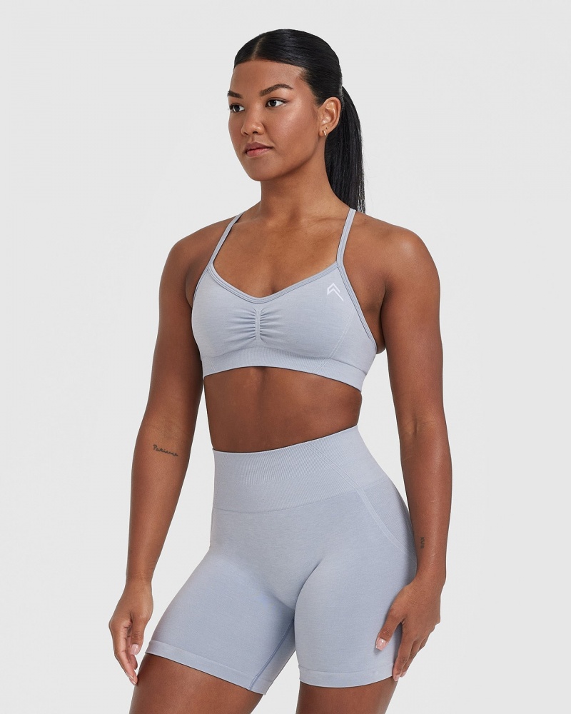 Oner Active Effortless strappy Bralette Sports Bras γκρι | WKZ758609