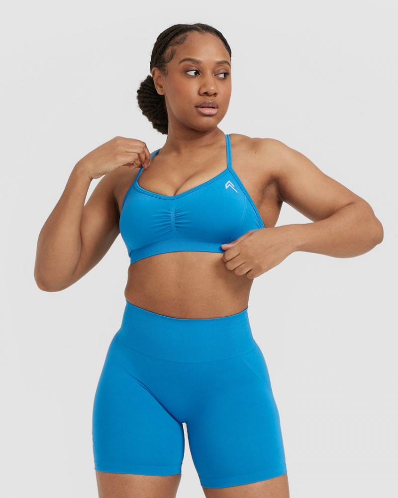 Oner Active Effortless strappy Bralette Sports Bras μπλε | TLF359847