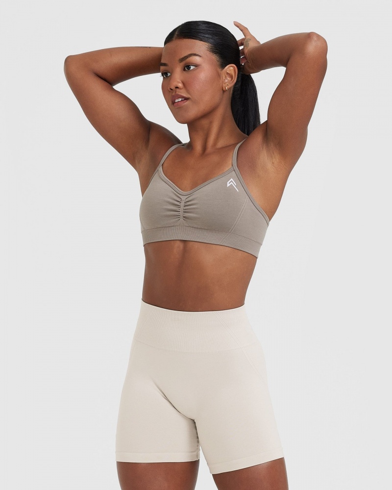 Oner Active Effortless strappy Bralette Sports Bras γκρι | XRV093726