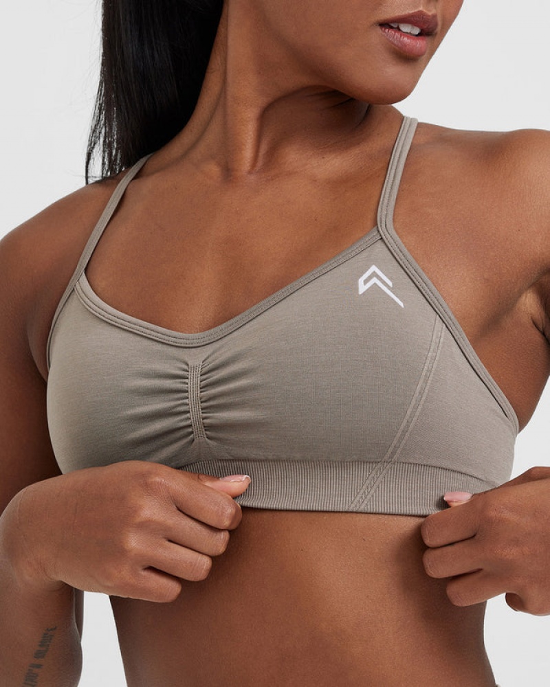 Oner Active Effortless strappy Bralette Sports Bras γκρι | XRV093726