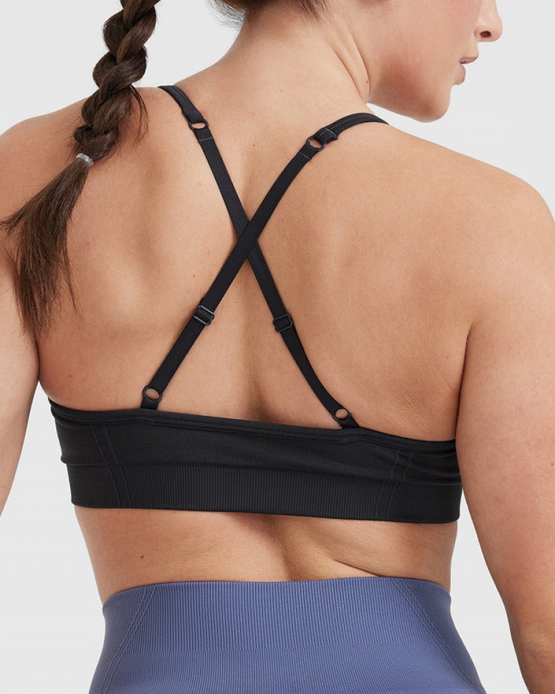 Oner Active Effortless strappy Bralette Sports Bras μαυρα | ITM594261