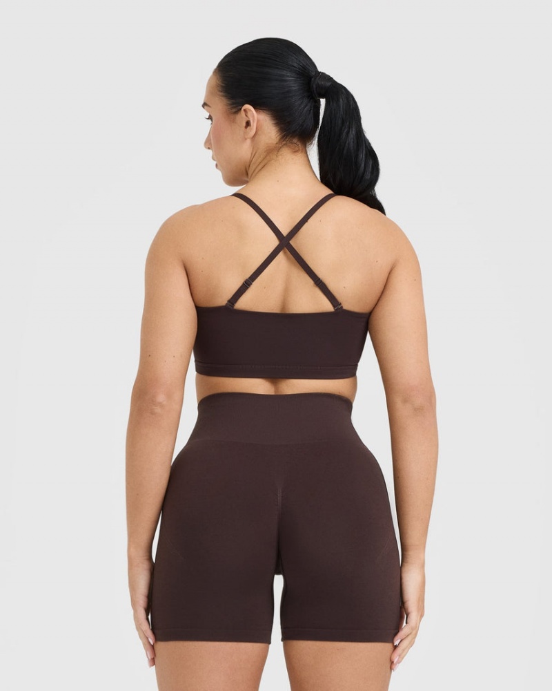 Oner Active Everyday Bandeau Bralette Sports Bras μωβ καφε | OHT927840