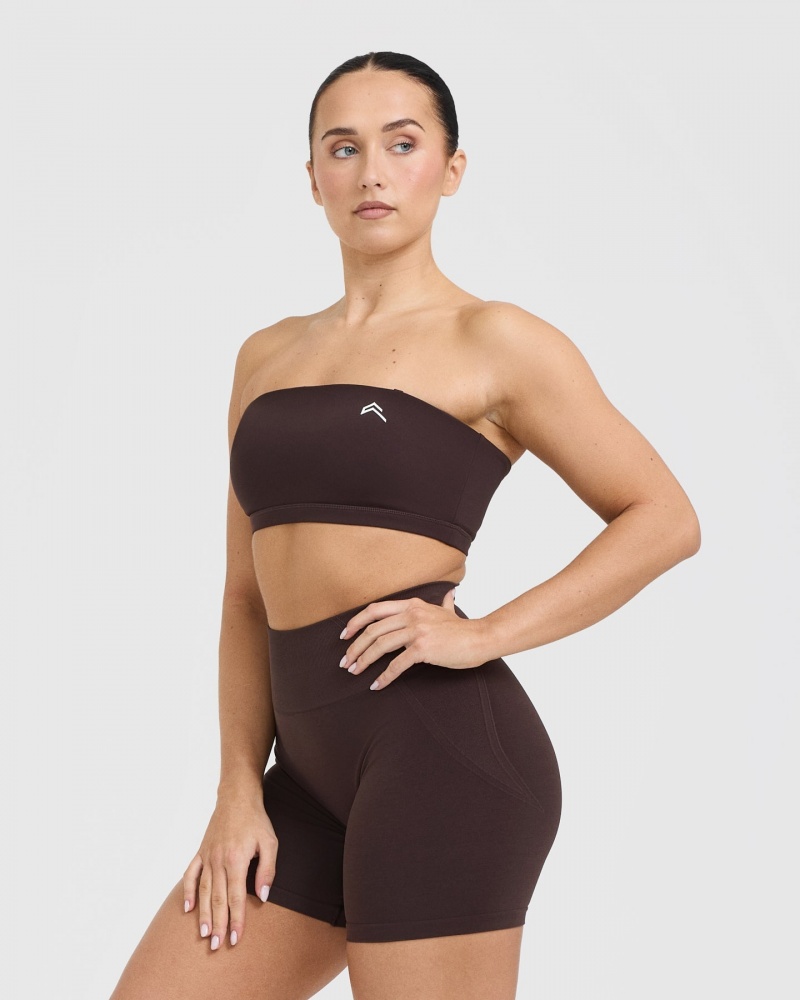 Oner Active Everyday Bandeau Bralette Sports Bras μωβ καφε | OHT927840