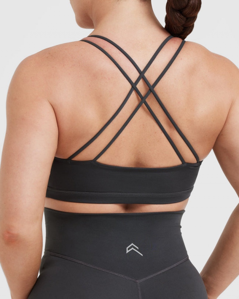 Oner Active Everyday Cross Over Bralette Sports Bras μαυρα | MST157328