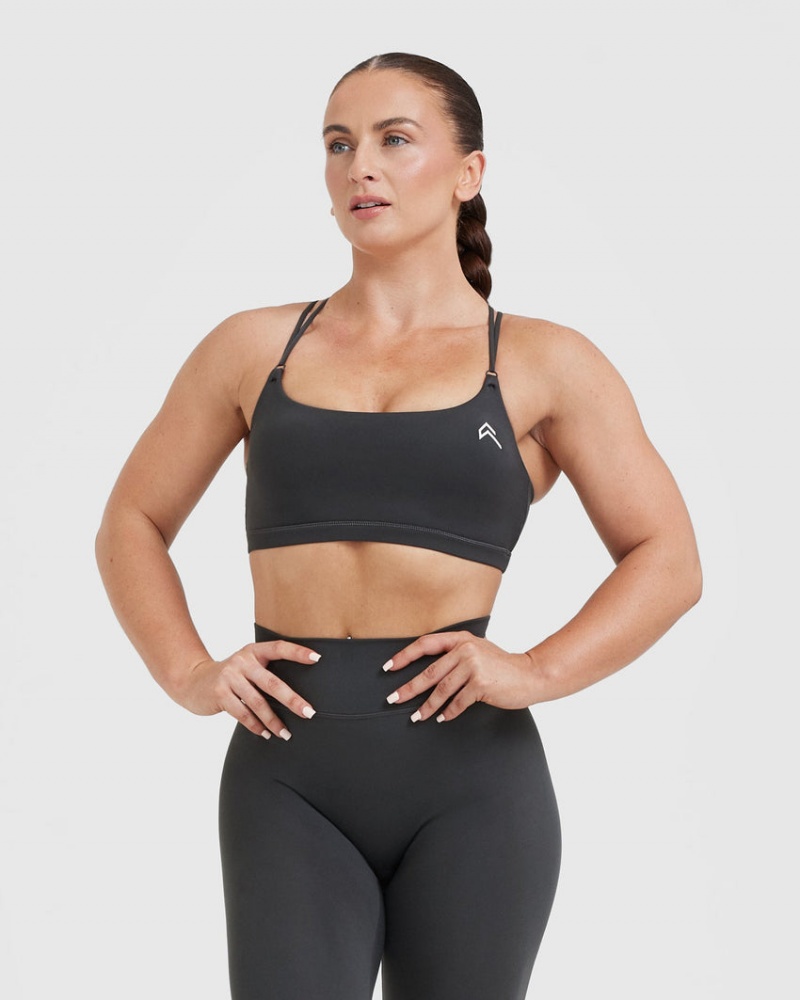 Oner Active Everyday Cross Over Bralette Sports Bras μαυρα | MST157328