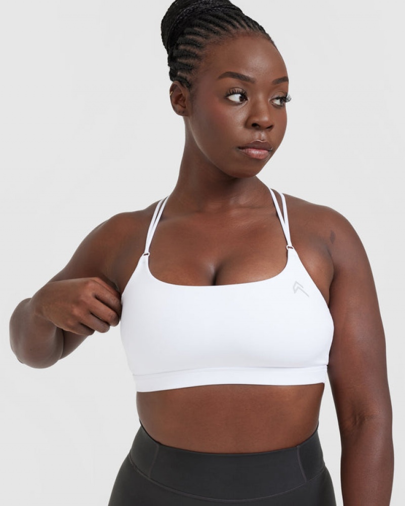 Oner Active Everyday Cross Over Bralette Sports Bras ασπρα | OSQ408237