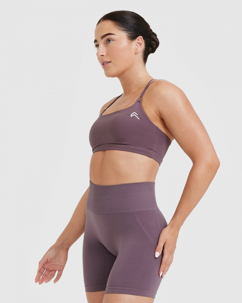 Oner Active Everyday Cross Over Bralette Sports Bras μωβ | JLB290467