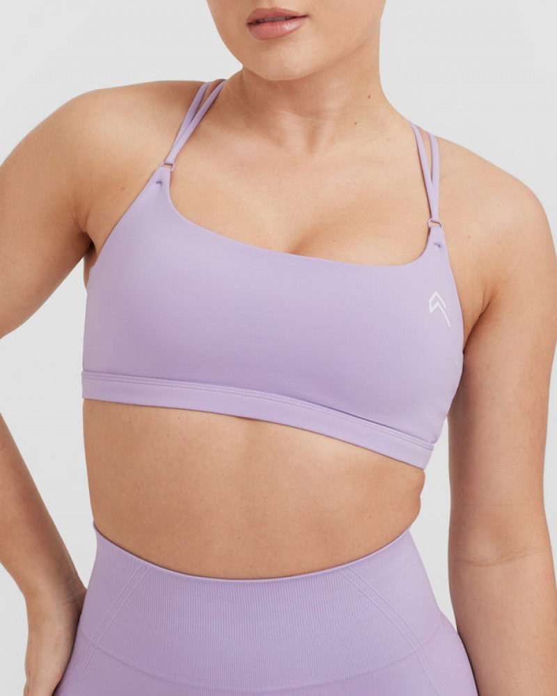 Oner Active Everyday Cross Over Bralette Sports Bras μωβ | FEK492810