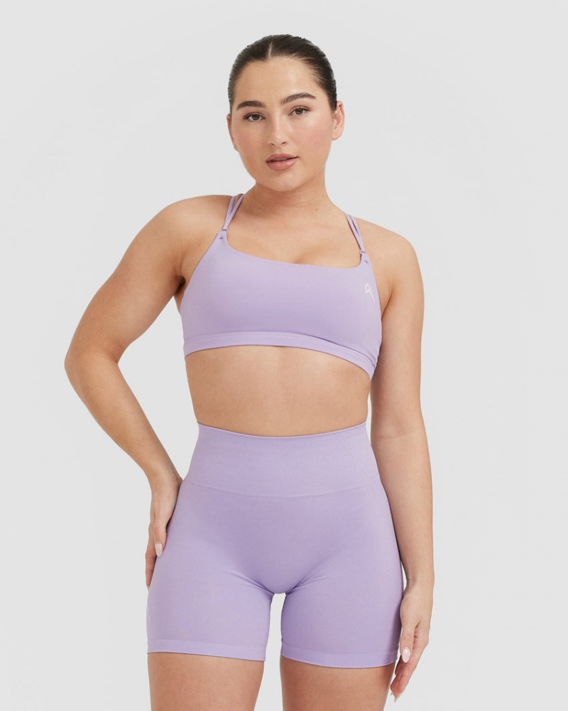 Oner Active Everyday Cross Over Bralette Sports Bras μωβ | FEK492810