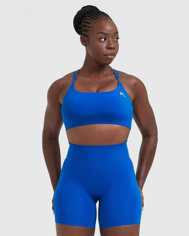 Oner Active Everyday Cross Over Bralette Sports Bras βαθυ μπλε | JIP140692